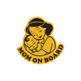 Safety First Mom on Board Vehicle Sticker